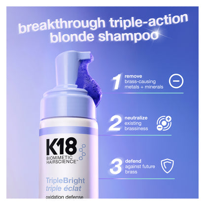 TripleBright oxidation defense purple shampoo |